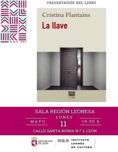 Cristina Flantains presenta "La llave", en el ILC @ Sala Región Leonesa del ILC