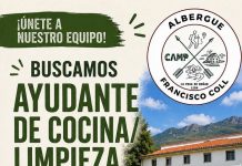 Se busca Ayudante de Cocina/Limpieza para Albergue