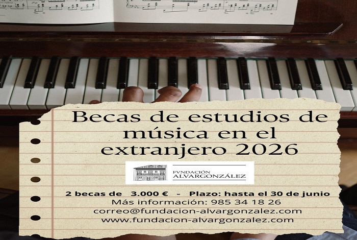 Cartel Becas Música