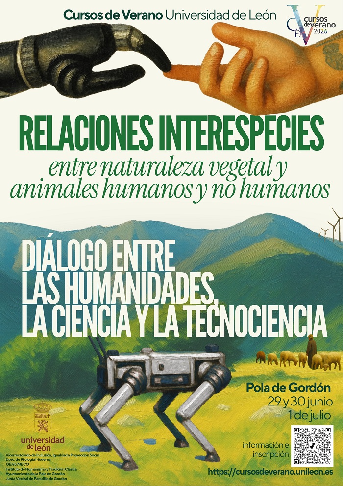 Cartel Curso de Verano RELACIONES INTERESPECIES ULE