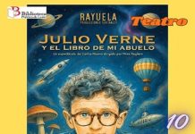 El grupo de teatro Rayuela nos presenta «Julio Verne y el libro de mi abuelo»