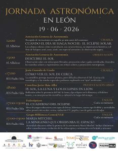 'Cuando el día se haga noche': el eclipse solar. Jornada astronómica en León @ Teatro El Albéitar