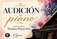 Audición de piano ofrecida por la Escuela de Música de León