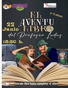 Teatro: "El aventulibro del profesor Ludus" @ Biblioteca Pública de León