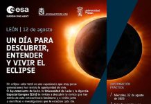 Actividades sobre el eclipse solar total en León