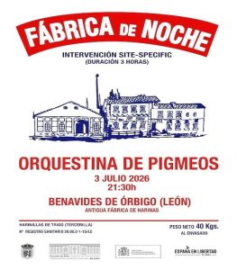'Fábrica de Noche', Intervención site-specific @ Antigua fábrica de harinas