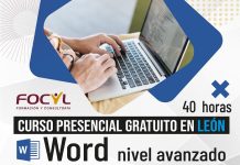 Curso gratuito de Word nivel avanzado en León