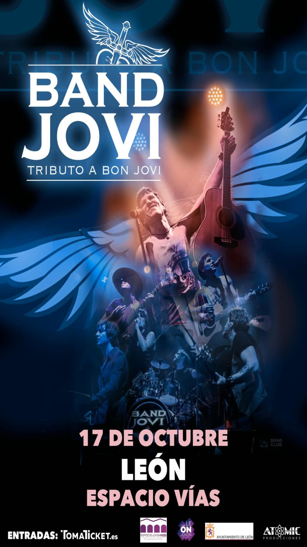 IMG-20260930-WA0003 Cartel de Band Jovi, tributo a Bon Jovi, el 17 de octubre en Espacio Vías, León