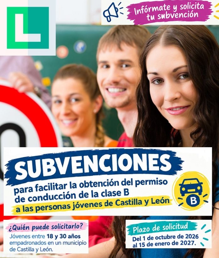 Subvención carnet conducir B en CyL
