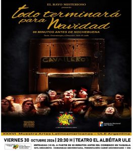 Teatro: 'Todo terminará para navidad' @ Teatro El Albéitar ULE